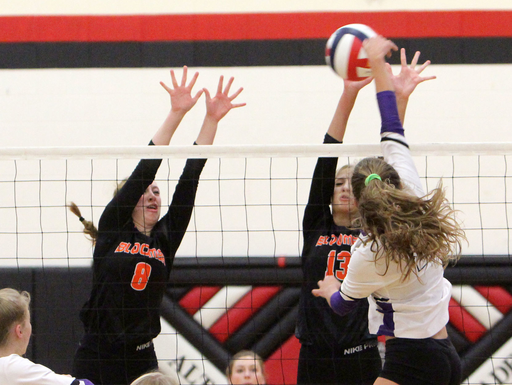 Bloomer volleyball vs Mosinee 10-27-18